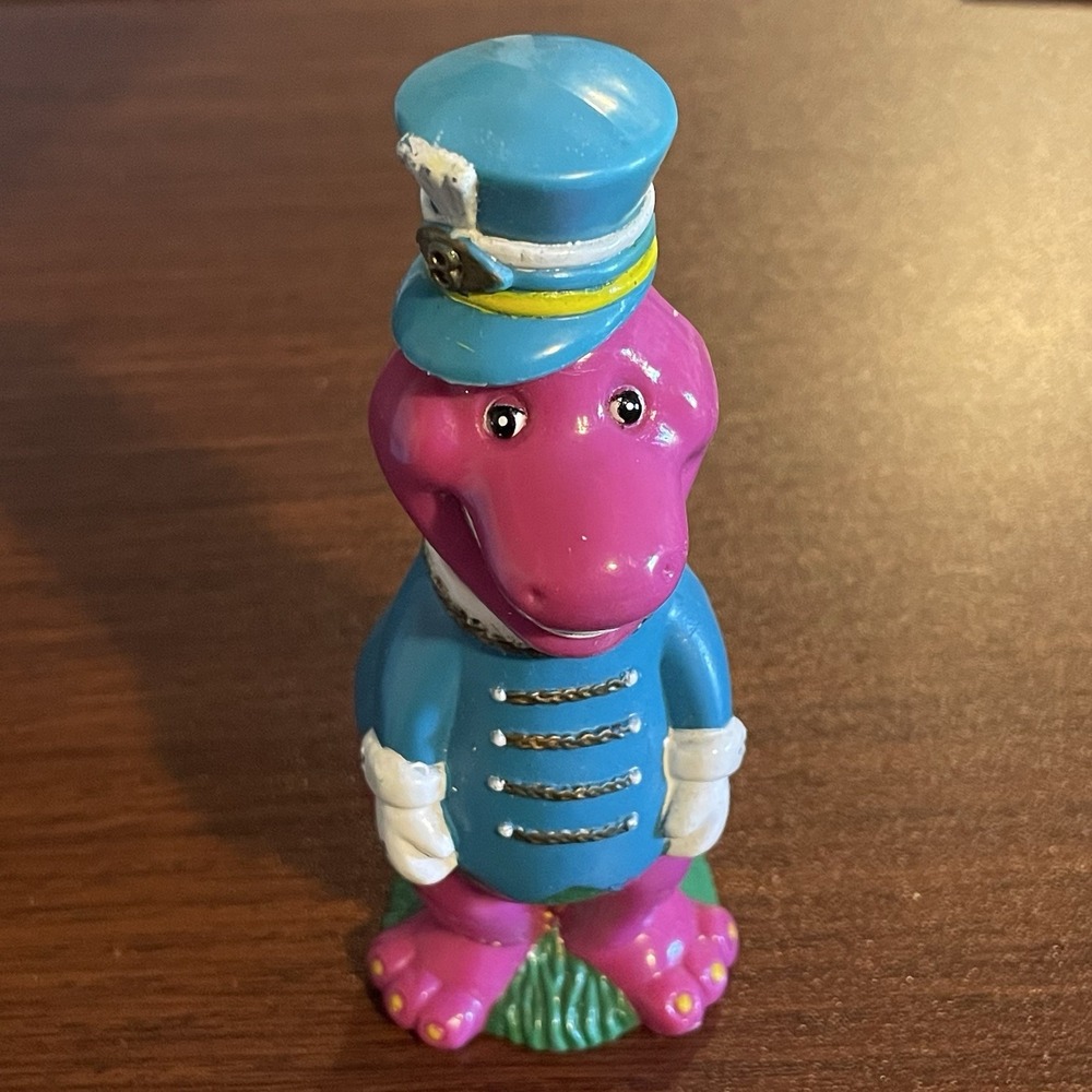 Barney The Dinosaur 1993 Lyons Group 5" Action Figure Marching Band Vintage